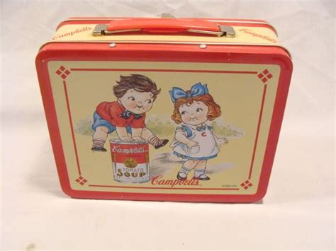 Vintage 1998 Campbell's Soup Kids Metal Tin Lunchbox 